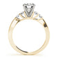 Single Row Prong Set Engagement Rings