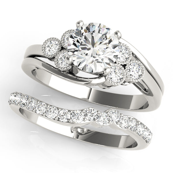 ENGAGEMENT RINGS CLUSTER SIDES