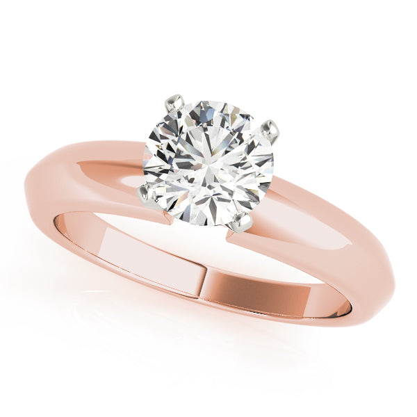 Solitaire Peghead Engagement Ring