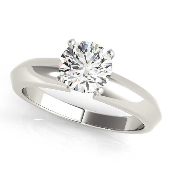 Solitaire Peghead Engagement Ring