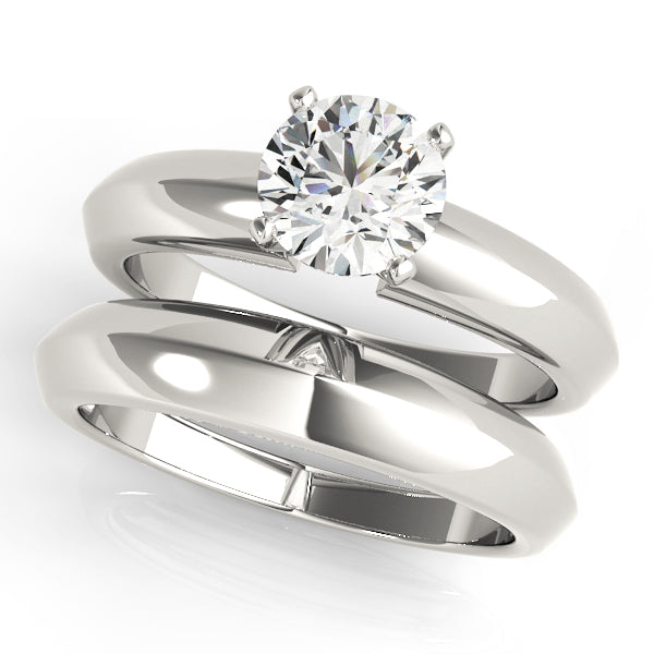 Solitaire Peghead Engagement Ring
