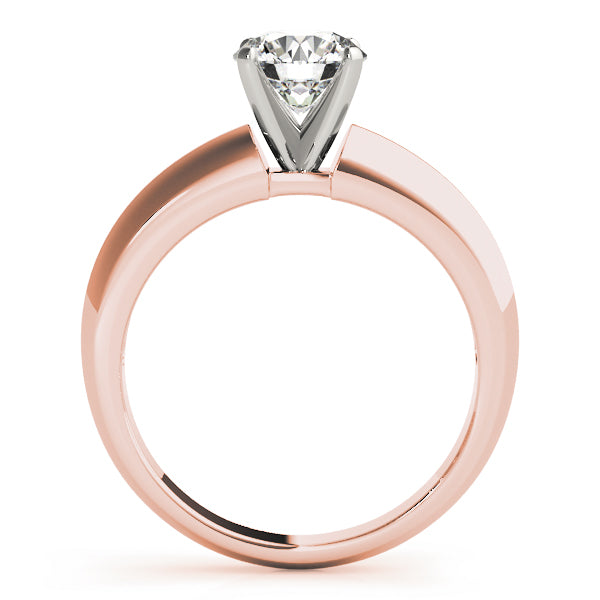 Solitaire Peghead Engagement Ring