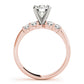 Shared Prong Engagement Ring