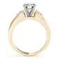 3-Stone Split Shank Engagement Rings