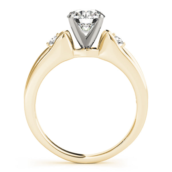 3-Stone Split Shank Engagement Rings