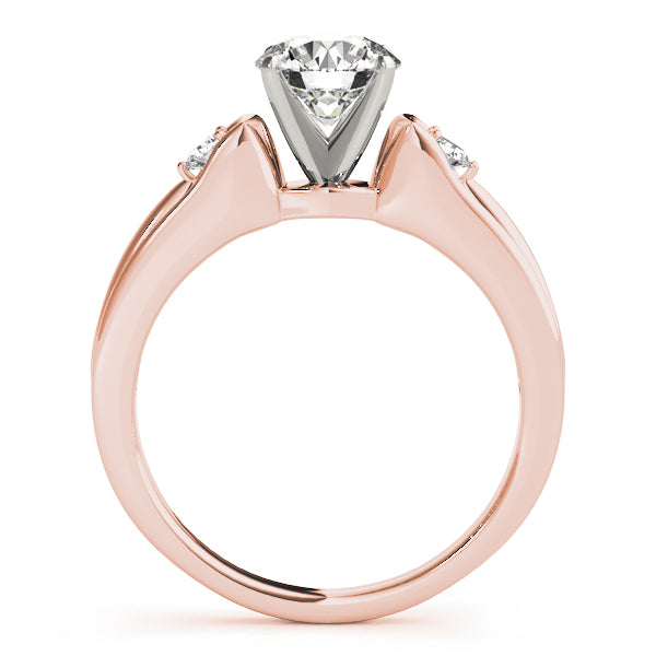3-Stone Split Shank Engagement Rings