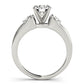 3-Stone Split Shank Engagement Rings