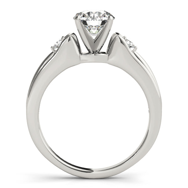 3-Stone Split Shank Engagement Rings