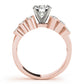 Multirow Milgrain Engagement Rings