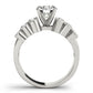 Multirow Milgrain Engagement Rings