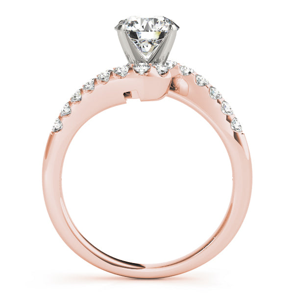 Bypass Split Prong Engagement Rings