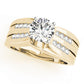 Multirow Channel Set Engagement Ring
