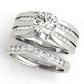 Multirow Channel Set Engagement Ring