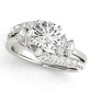 Round & Marquise Bypass Engagement Ring