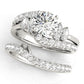 Round & Marquise Bypass Engagement Ring