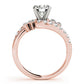 Round & Marquise Bypass Engagement Ring