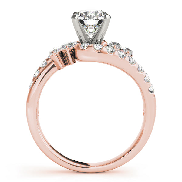 Round & Marquise Bypass Engagement Ring