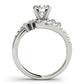 Round & Marquise Bypass Engagement Ring