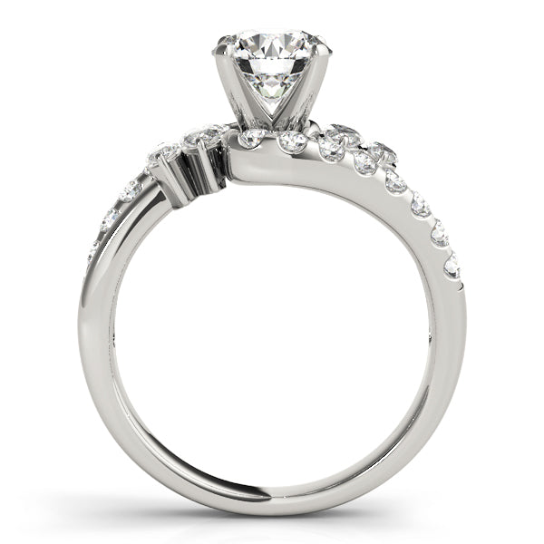 Round & Marquise Bypass Engagement Ring