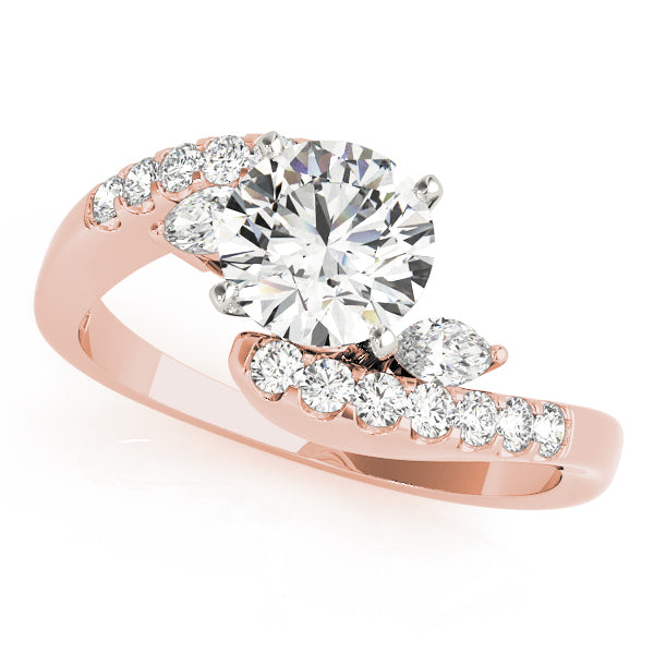 Bypass Fancy Shape Marquise Engagement Rings