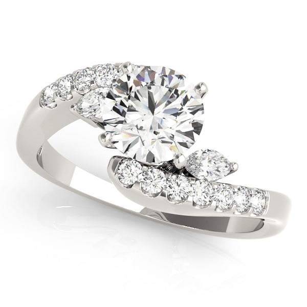 Bypass Fancy Shape Marquise Engagement Rings