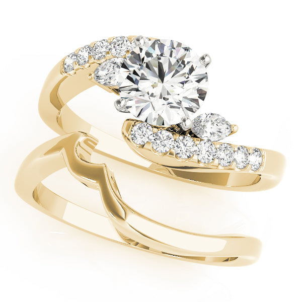 Bypass Fancy Shape Marquise Engagement Rings