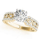 Multirow Prong Set Engagement Rings