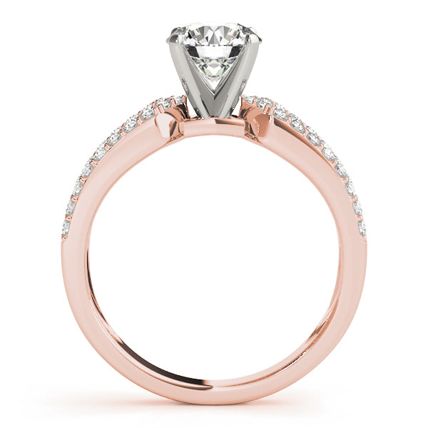 Multirow Prong Set Engagement Rings
