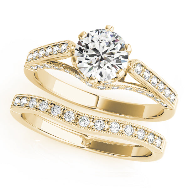 ENGAGEMENT RINGS SINGLE ROW PRONG