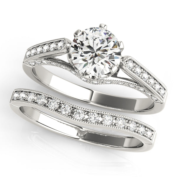 ENGAGEMENT RINGS SINGLE ROW PRONG