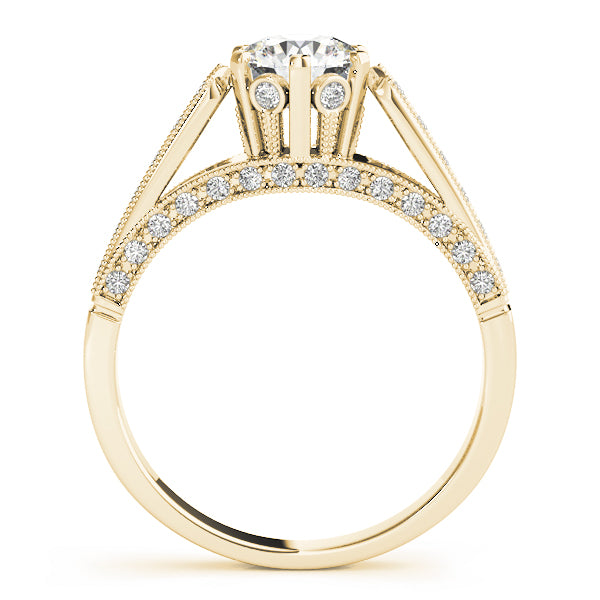 ENGAGEMENT RINGS SINGLE ROW PRONG