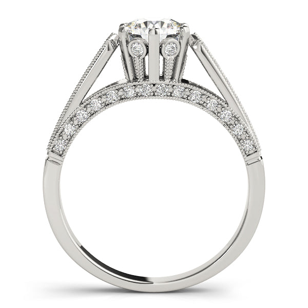 ENGAGEMENT RINGS SINGLE ROW PRONG