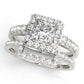 Milgrain Halo Engagement Rings