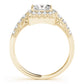 Milgrain Halo Engagement Rings