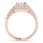 Milgrain Halo Engagement Rings