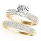 Multirow Pavé Set Engagement Ring