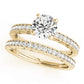 Vintage-Inspired Prong In Channel Engagement Ring