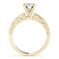 Vintage-Inspired Prong In Channel Engagement Ring