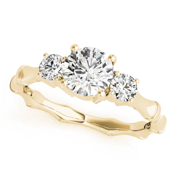 3-Stone Round Engagement Ring