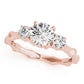 3-Stone Round Engagement Ring
