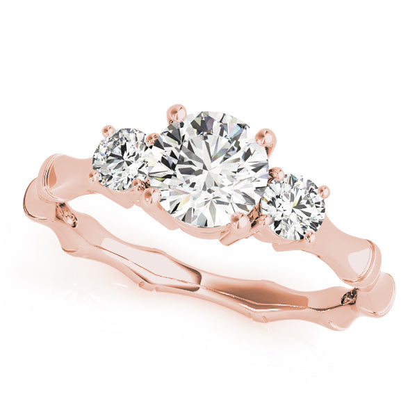 3-Stone Round Engagement Ring