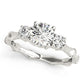 3-Stone Round Engagement Ring