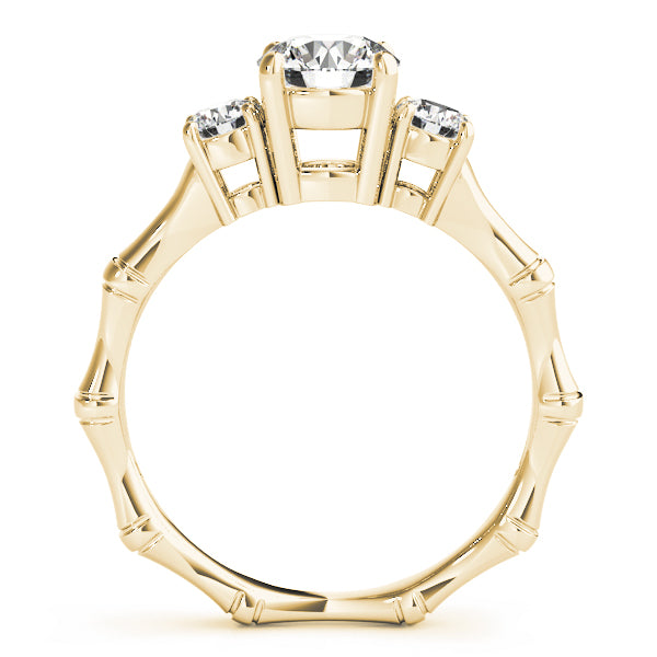 3-Stone Round Engagement Ring