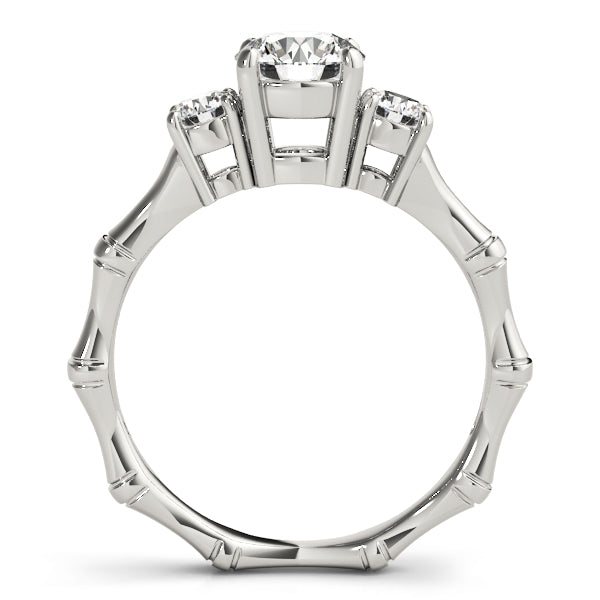 3-Stone Round Engagement Ring