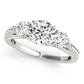 ENGAGEMENT RINGS 3 STONE ROUND