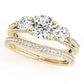 ENGAGEMENT RINGS 3 STONE ROUND