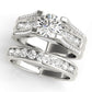 Multirow Cathedral Engagement Ring