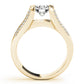 Multirow Cathedral Engagement Ring