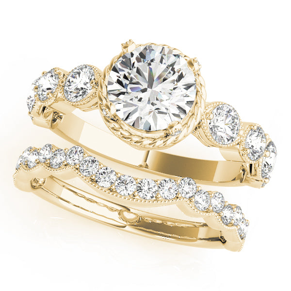 ENGAGEMENT RINGS CLUSTER SIDES