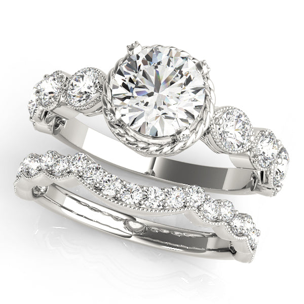 ENGAGEMENT RINGS CLUSTER SIDES